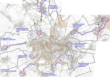 Olomouc – rekonstrukce a dobudování stokové sítě – II. část